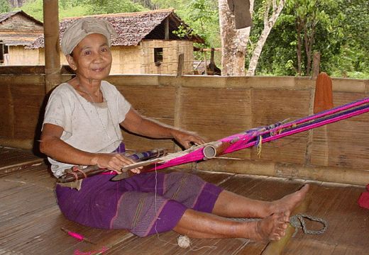 Karen wever uit Myanmar